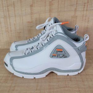 New Fila Grant Hill 2 Mid Basketball Shoes Gray White 1BM01753-106 Men’s